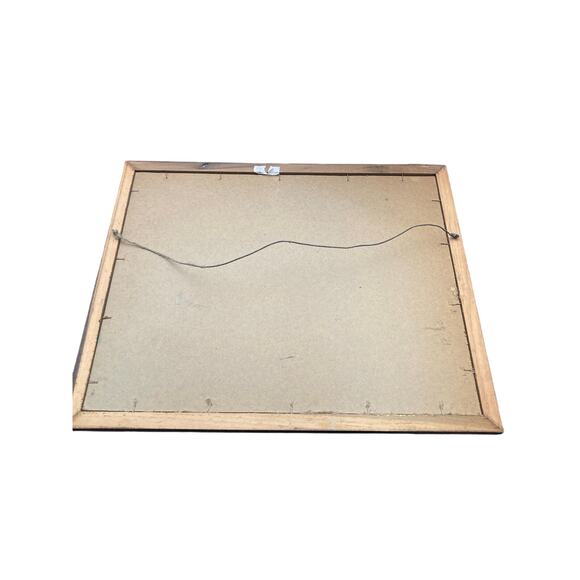 Vintage Original‎ & Signed Ducks with Hats Painting 1986 21.5"x 17.5" - Picture 6 of 7